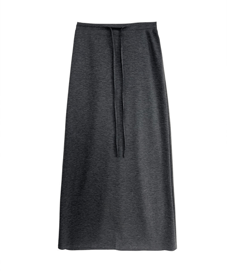 drawstring long skirt / 3color　hm3012