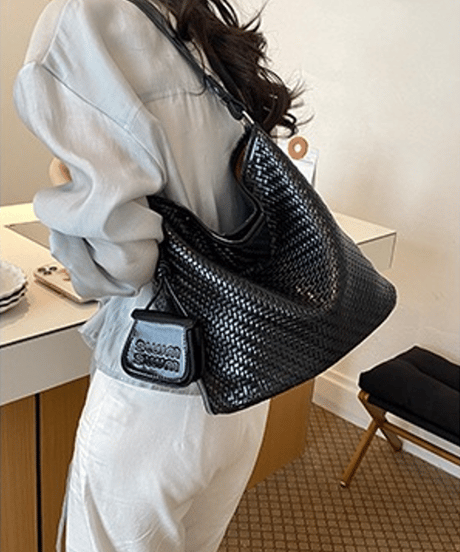woven shoulder bag / 5color　hm3026