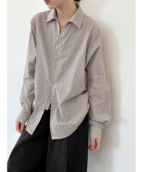 striped shell shirt　hm3223
