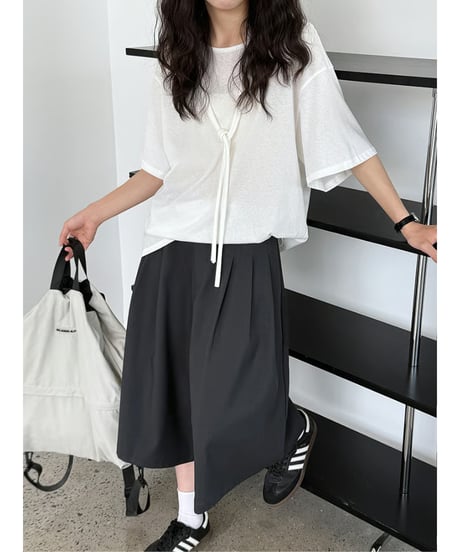 wide culotte pants / 2color　hm3022
