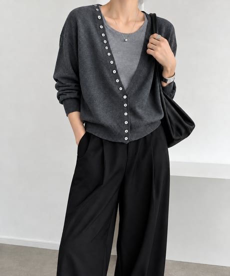 knit cardigan＆camisole / 4color　hm2561