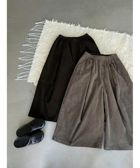 corduroy wide pants / 2color　hm3231
