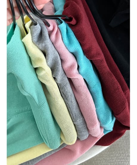 turtleneck knit top / 11color　hm3252