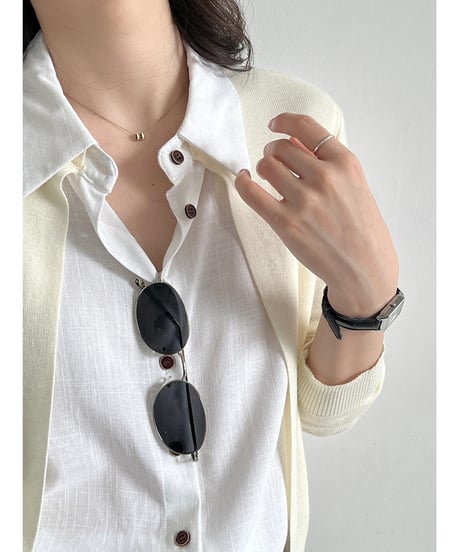 layered collar cardigan　hm3262