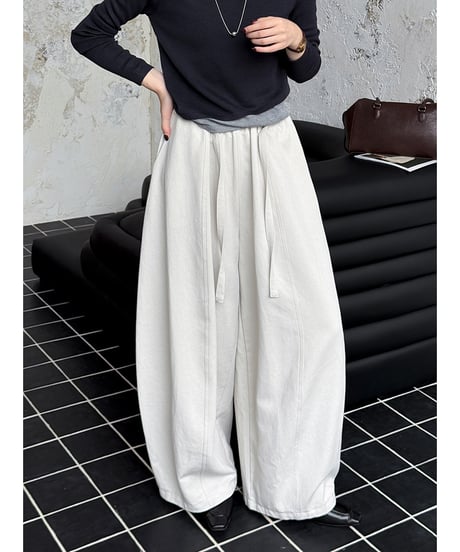 tencel wide pants / 3color　hm3289