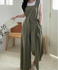 apron wide pants / 4color　hm2990