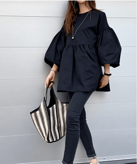 volume sleeve blouse / 2color　hm2571