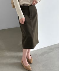 faux leather skirt　hm3237