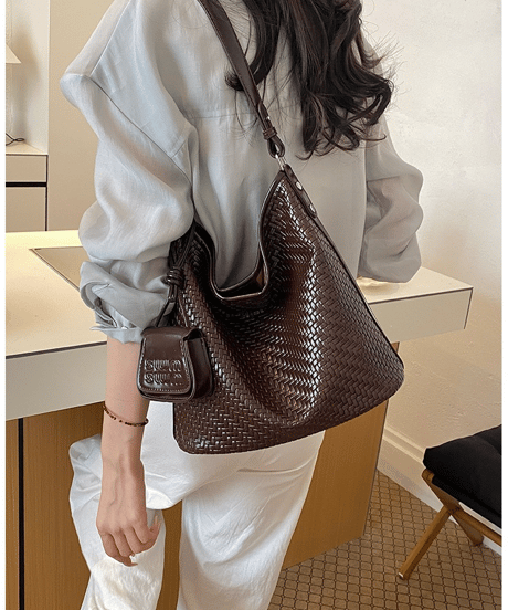 woven shoulder bag / 5color　hm3026