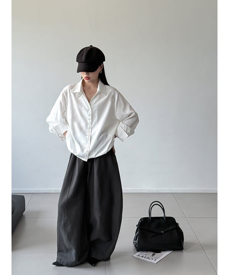 relaxed dolman shirt　hm3279