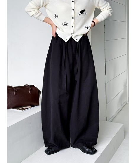 tencel wide pants / 3color　hm3289