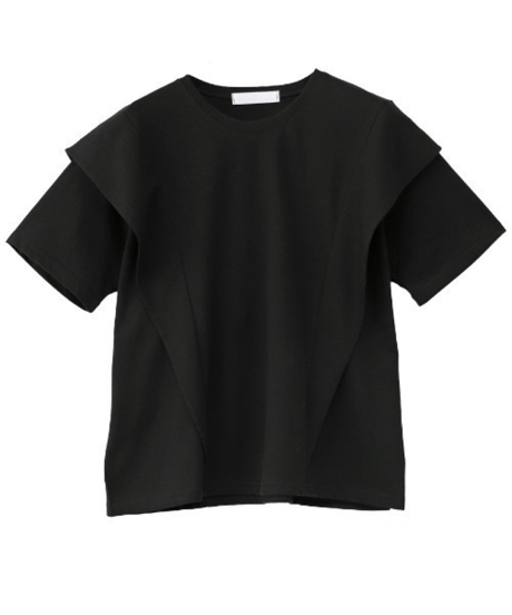 fold sleeve tee / 2color　hm3006
