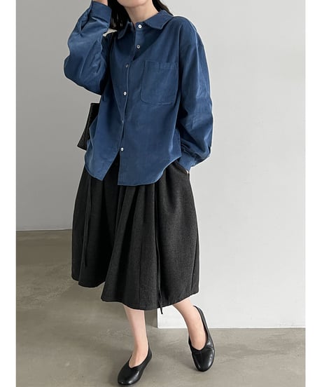 corduroy loose shirt / 2color　hm3244