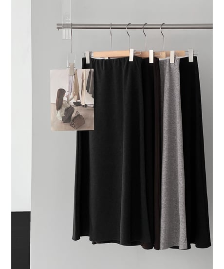flowing a-line skirt / 4color　hm3286