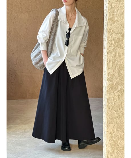 stand neck shirt / 2color　hm2015
