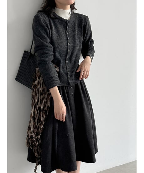 wool blend cardigan / 4color　hm3249