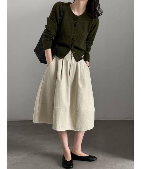 soft crew cardigan / 3color　hm3266