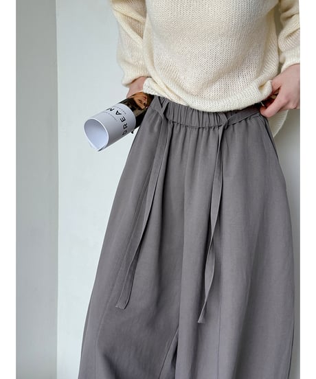 tencel wide pants / 3color　hm3289