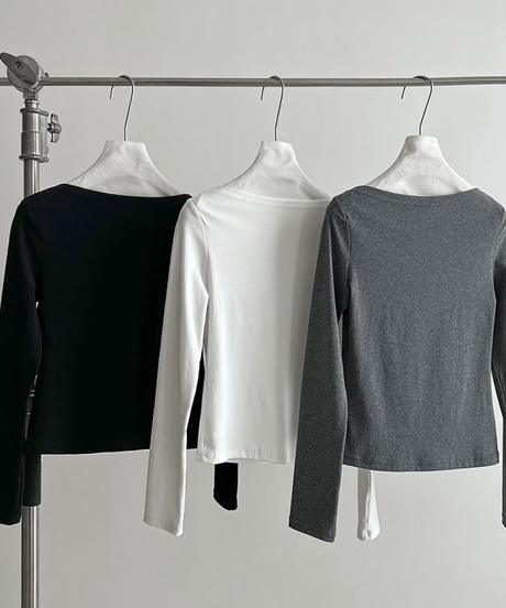 boat neck tee / 3color　hm3221