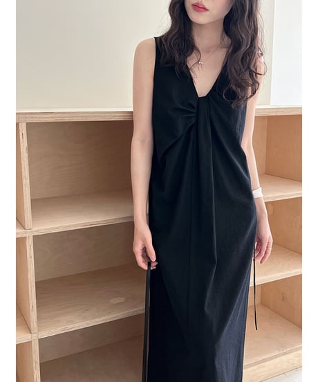 twist back dress / 3color　hm3020