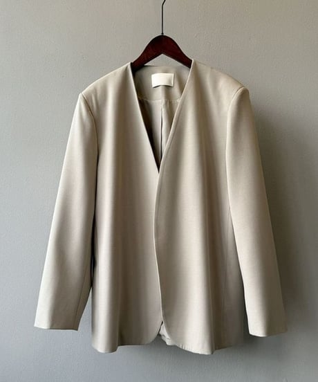 collarless tailored jacket　hm3276