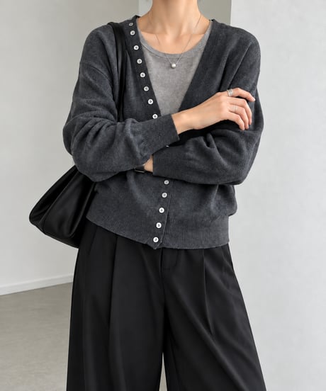 knit cardigan＆camisole / 4color　hm2561