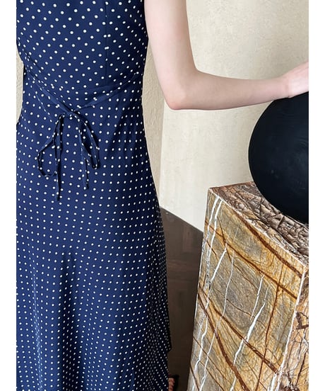 lace polka dress　hm3010
