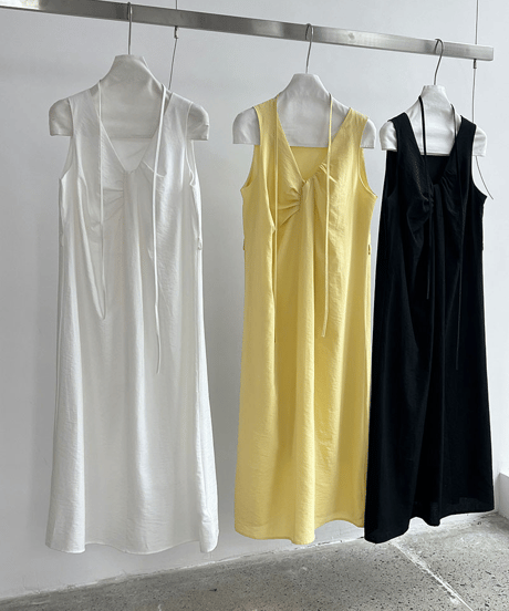 twist back dress / 3color　hm3020