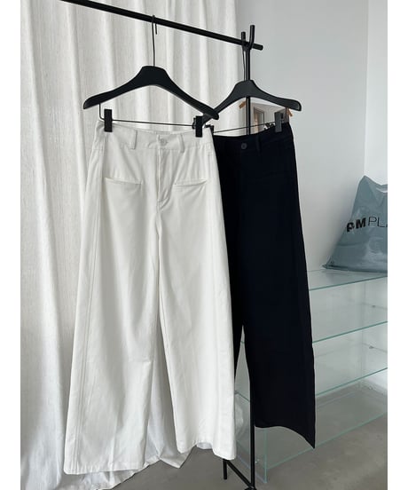 patch pocket pants / 2color　hm3255