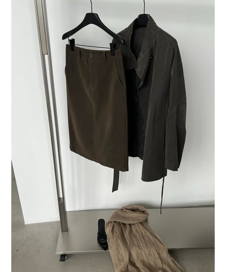 faux leather skirt　hm3237
