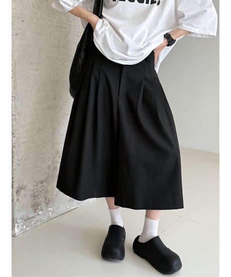 wide culotte pants / 2color　hm3022