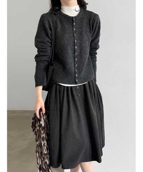 wool blend cardigan / 4color　hm3249
