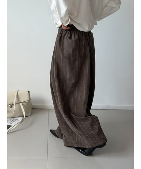 striped wide pants / 2color　hm3280