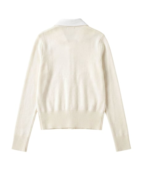 layered collar cardigan　hm3262
