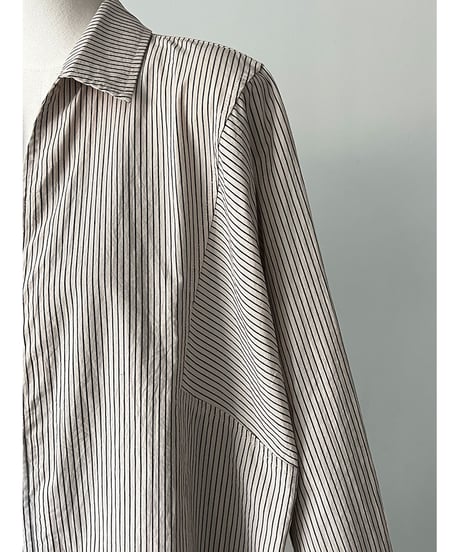 striped shell shirt　hm3223