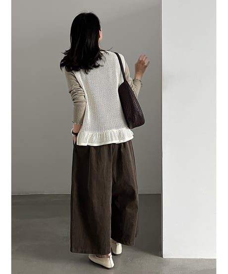 corduroy wide pants / 2color　hm3231