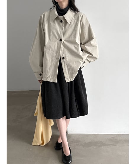 minimal collar jacket / 2color　hm3254
