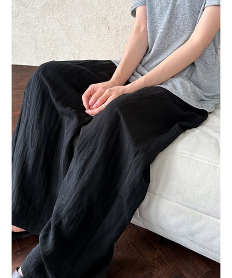 relaxed straight pants / 4color　hm3018