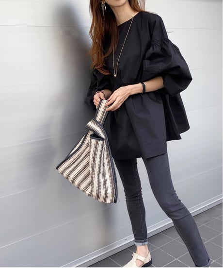 volume sleeve blouse / 2color　hm2571