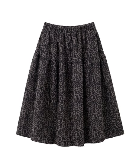 leopard flared skirt　hm3246