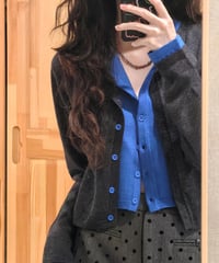 layered knit cardigan　hm3267