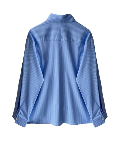 asymmetric stripe shirt / 2color　hm3251