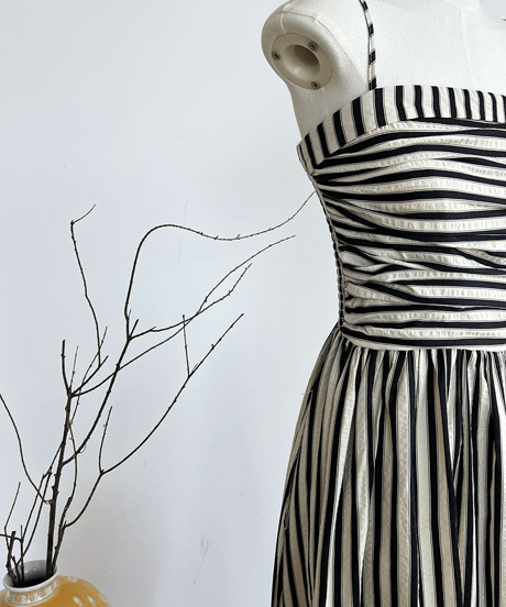 striped cami dress　hm3021