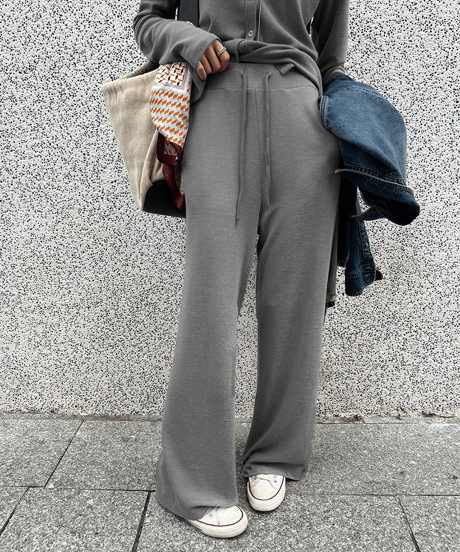 cardigan & pants setup / 2color　hm1353