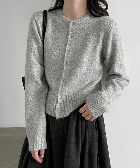 wool blend cardigan / 4color　hm3249