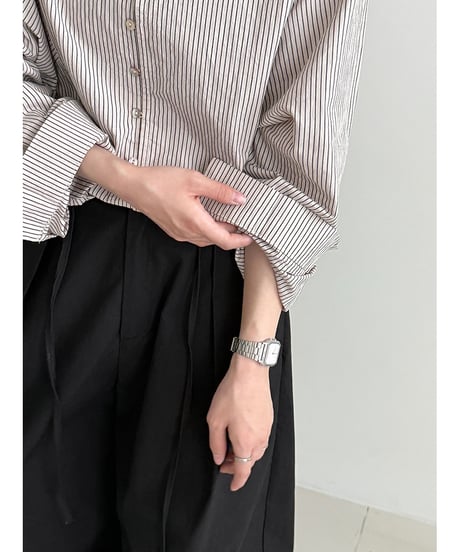 striped shell shirt　hm3223