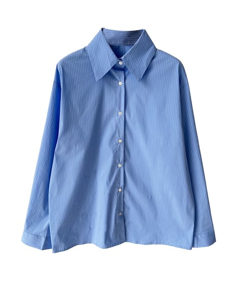 asymmetric stripe shirt / 2color　hm3251