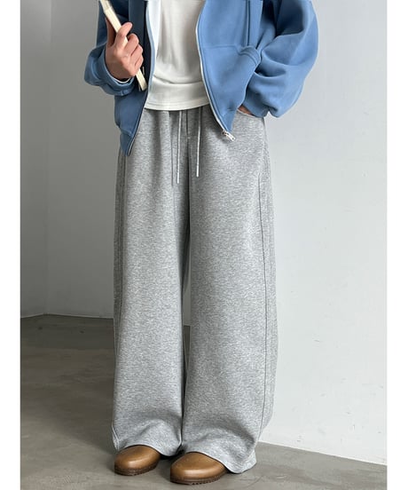 drawstring wide pants / 2color　hm3257