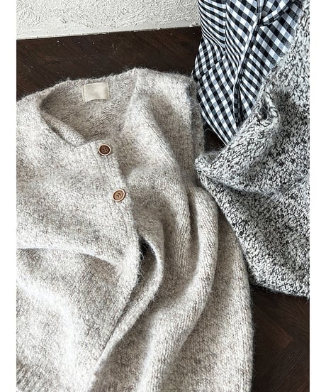 marled wool vest / 3color　hm3226