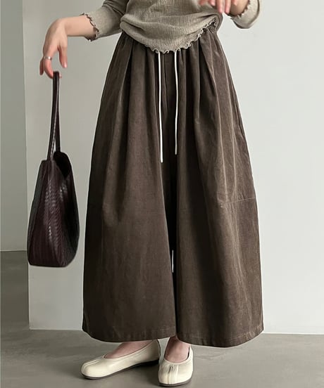corduroy wide pants / 2color　hm3231